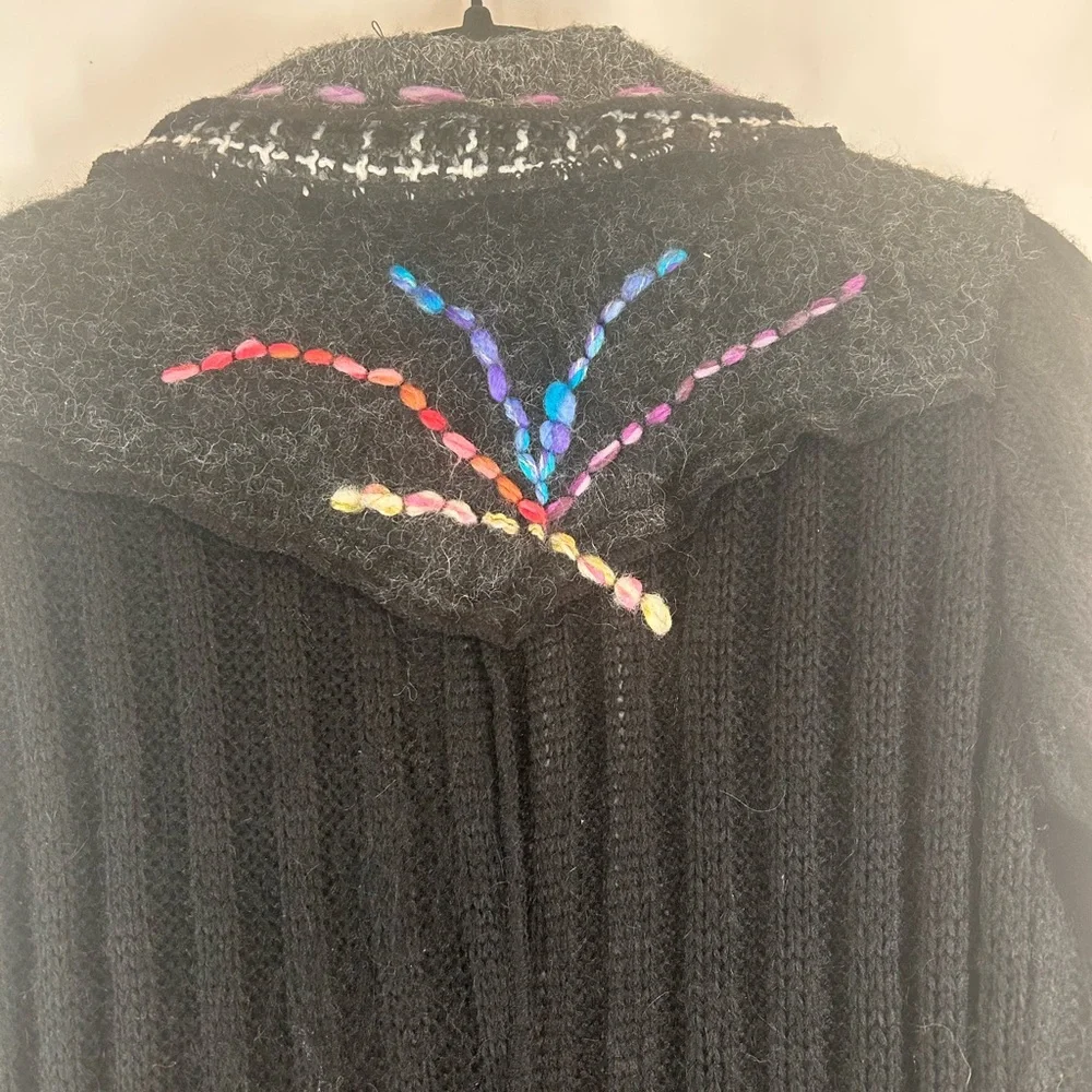 Griffolie Paris size 1 (XS/S) mohair blend long sweater Bohemian boho urban edge